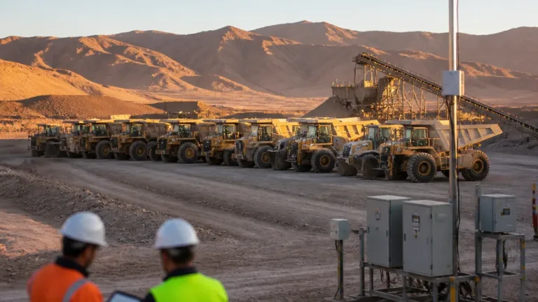 ENAMI prueba en Atacama una tecnología para medir consumo y emisiones de CO₂ en camiones