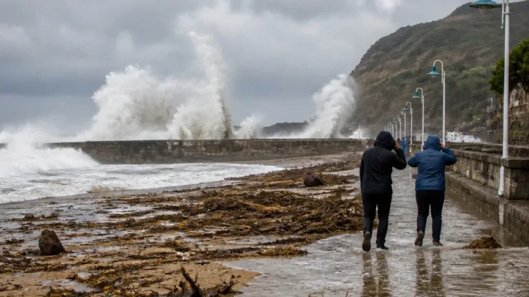 La AEMET activa avisos naranjas por la borrasca Austen: olas de hasta 8 m y rachas muy fuertes